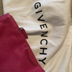 Brand new pink Givenchy clutch